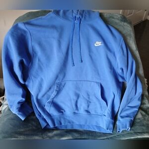 Nike Men's Classic Blue Pullover Hoodie-XL